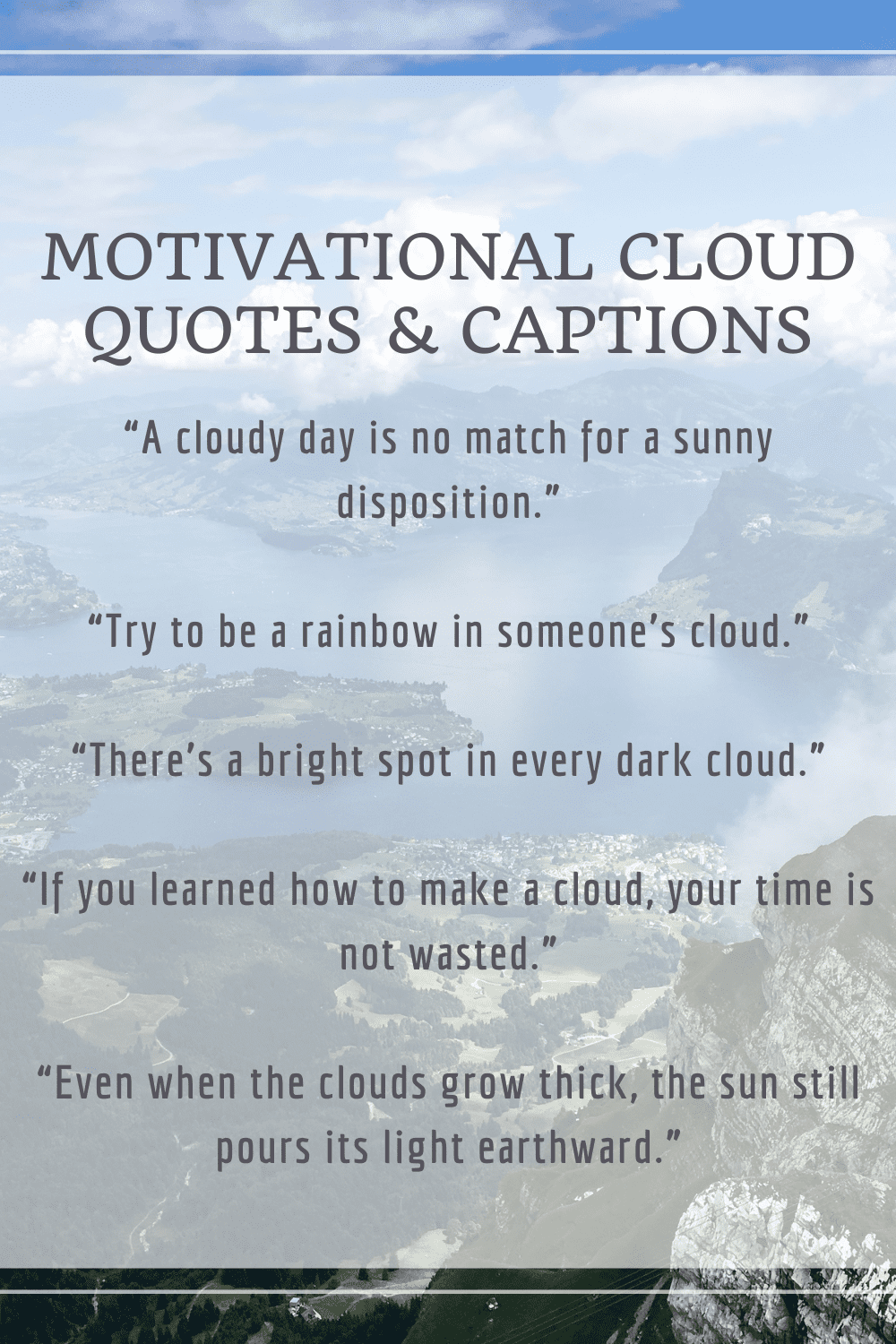 Motivational Cloud Quotes