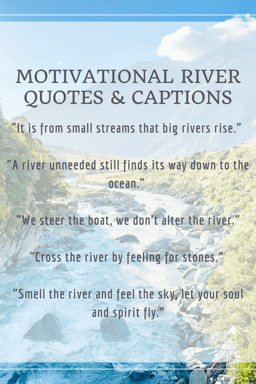 Motivational River Quotes