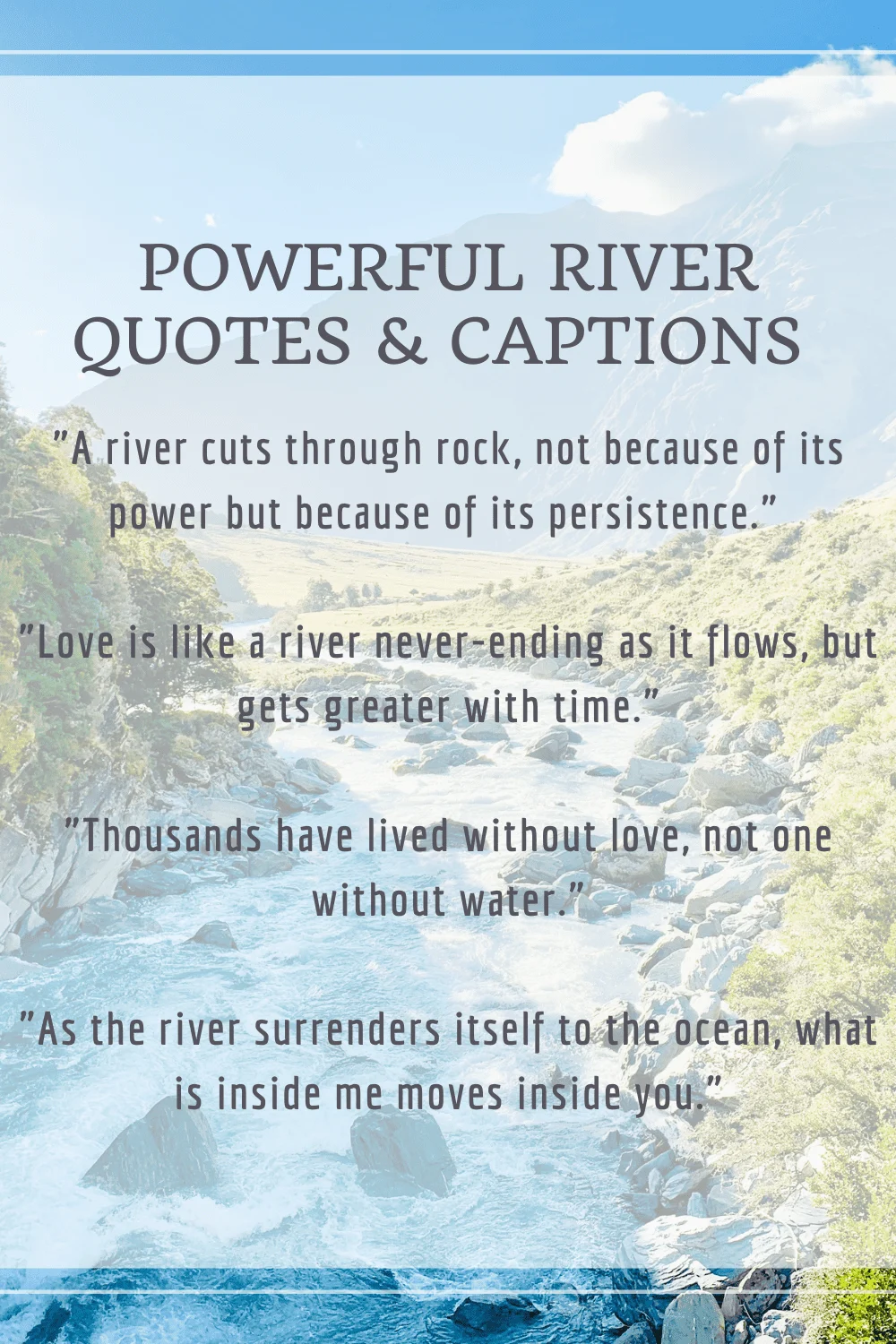 Powerful River Quotes
