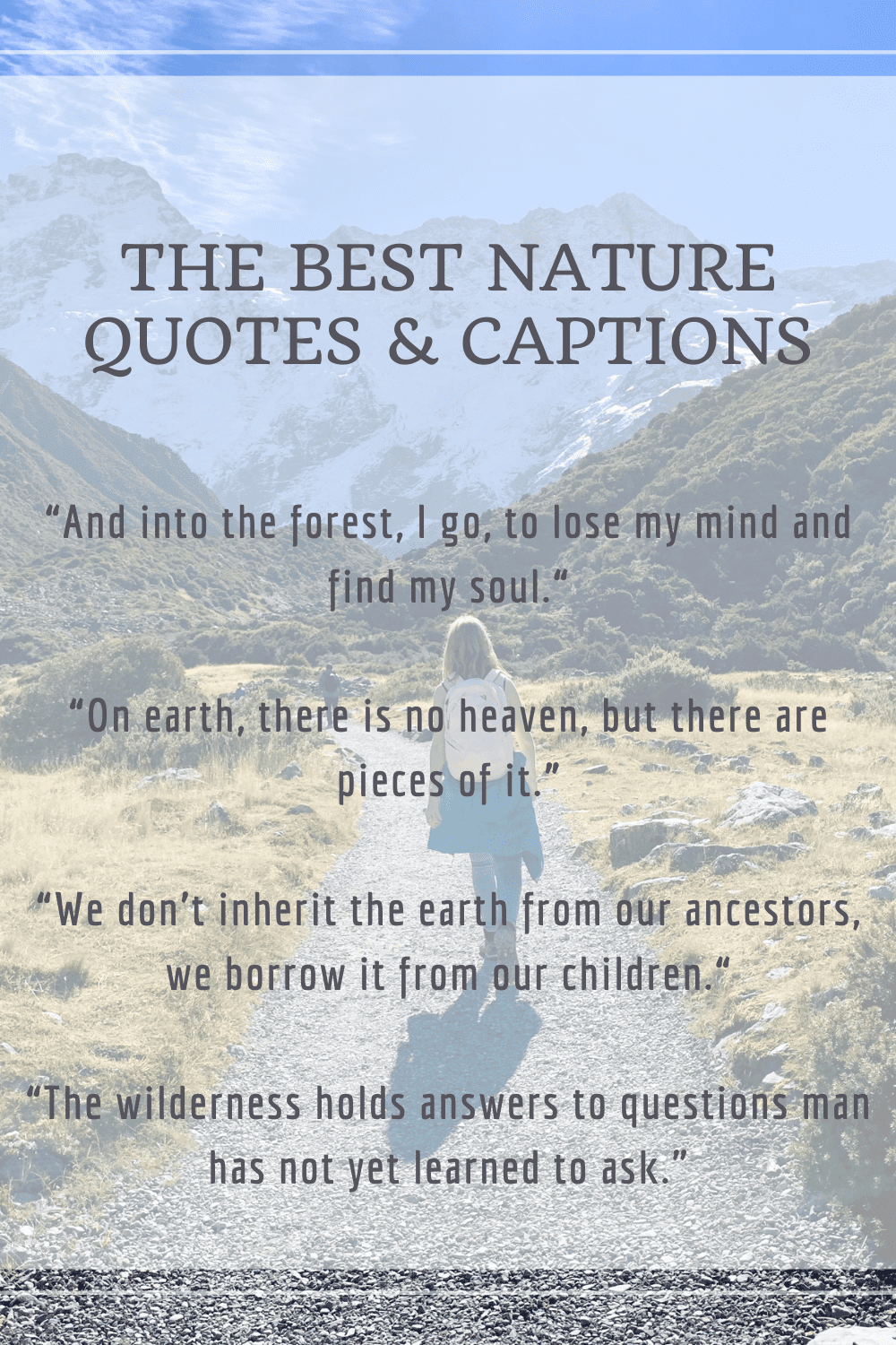 The Best Nature Quotes & Captions