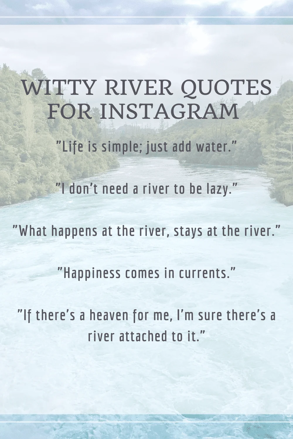 Motivational River Quotes