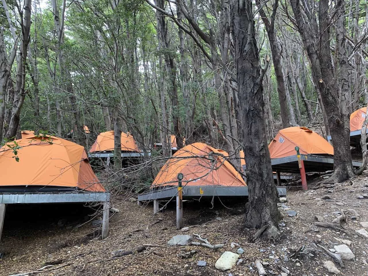 Camping Sites in Torres del Paine