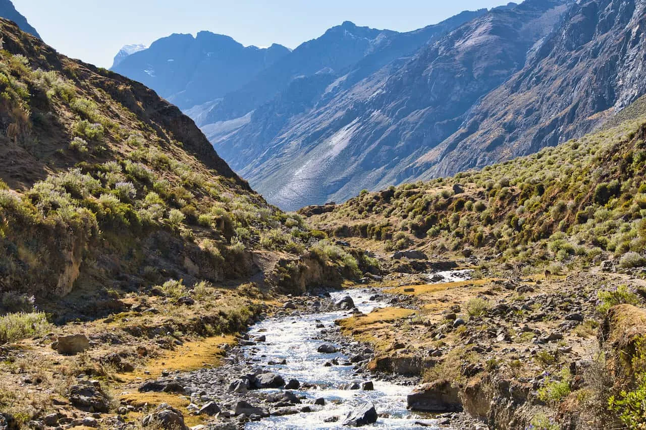 Cordillera Huayhuash Valley River