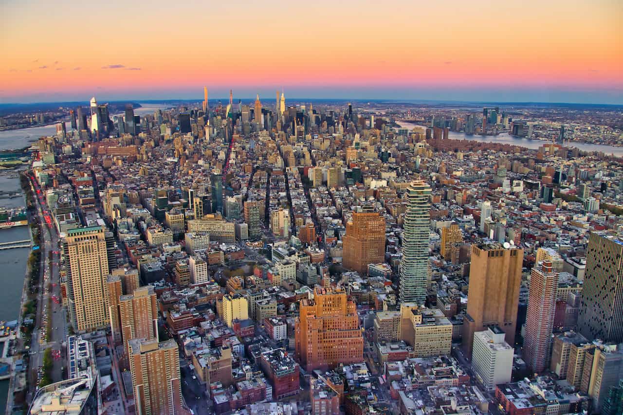 NYC Skyline One World Observatory