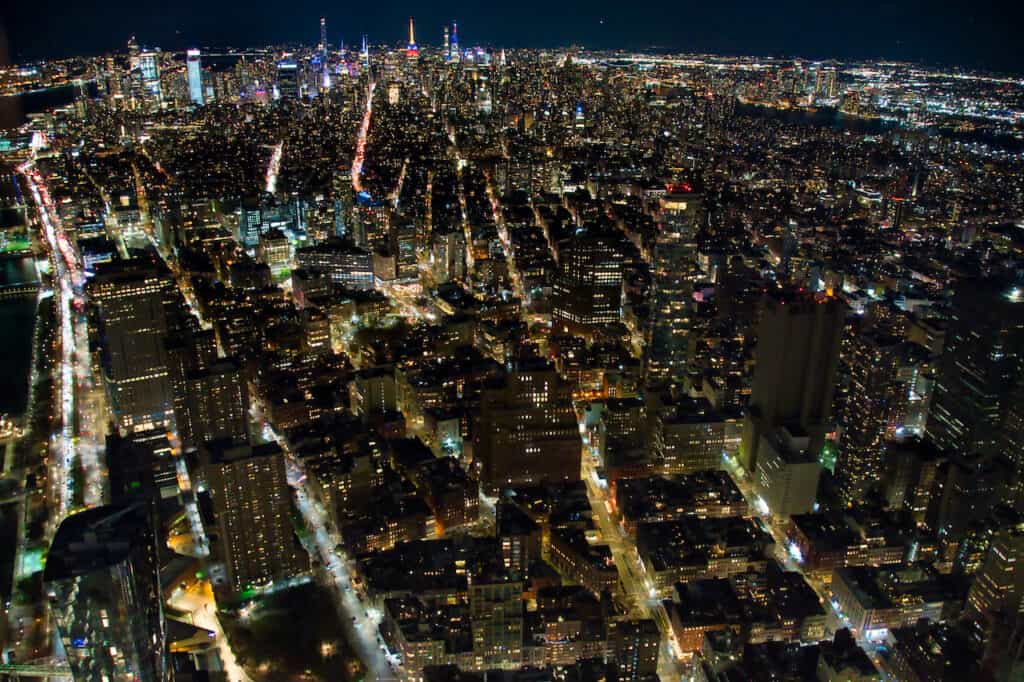 NYC Skyline at Night World Trade Center