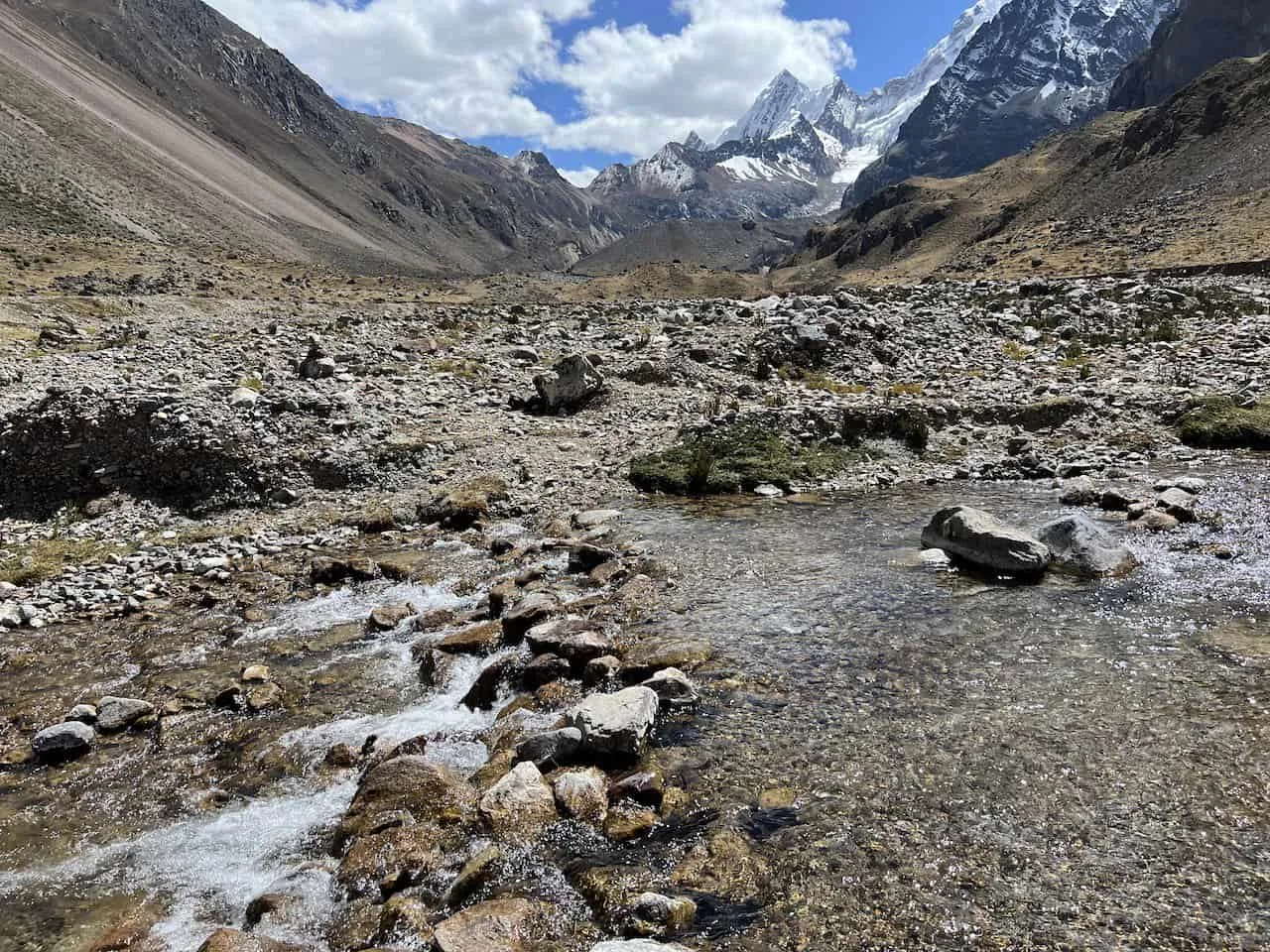 Sarapococha Huayhuash River Crossing