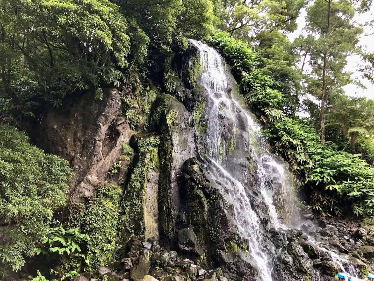 Parque Natural Da Ribeira Dos Caldeiroes Waterfall