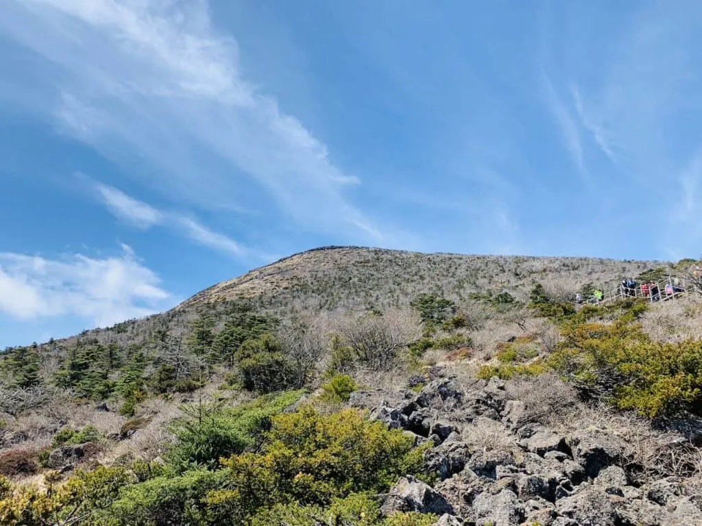 View of Hallasan Summit