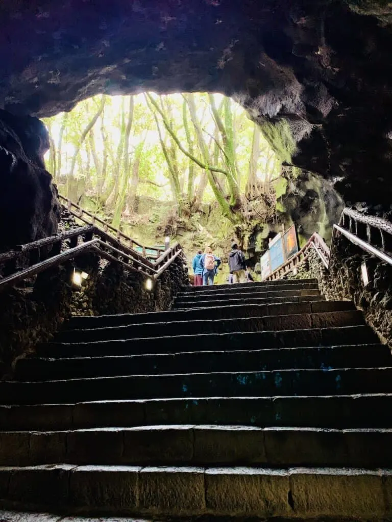 Manjanggul Lava Tube Entrance