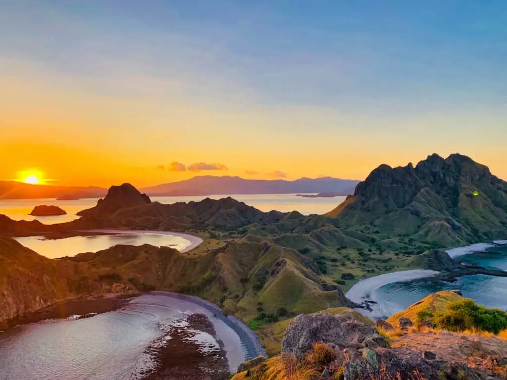 Sunset on Padar Island