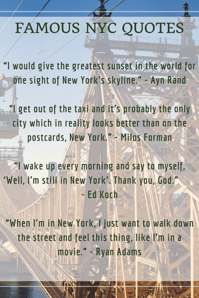 Famous NYC Quotes