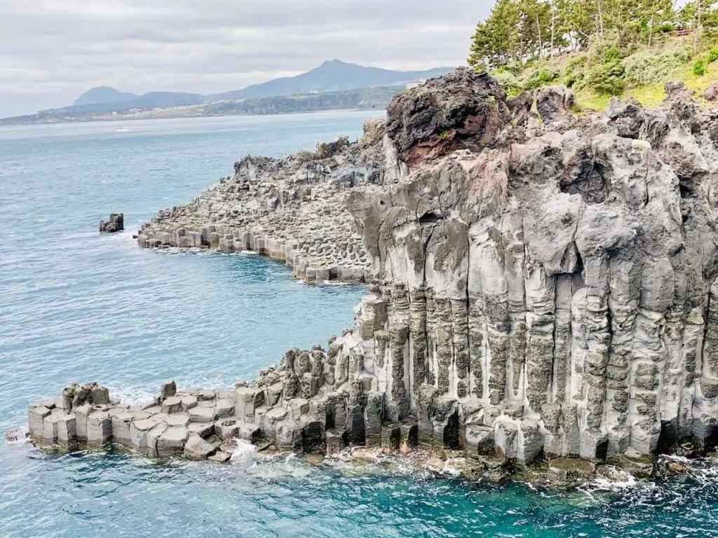 Jusangjeolli Cliffs Jeju Island