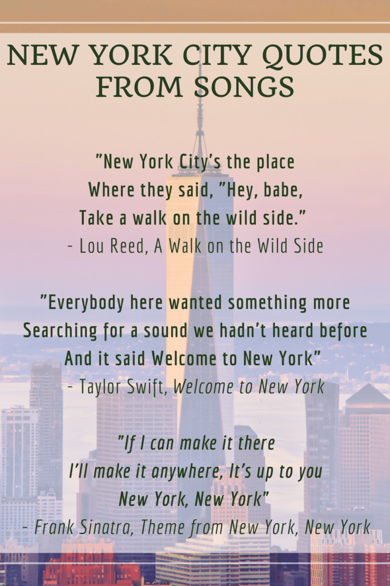 75+ New York Quotes & Captions (For Instagram & Inspiration)