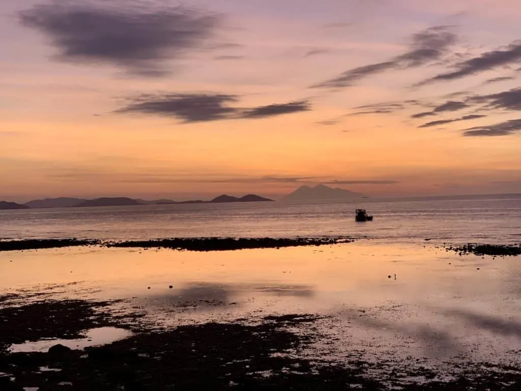 Sunset in Komodo National Park