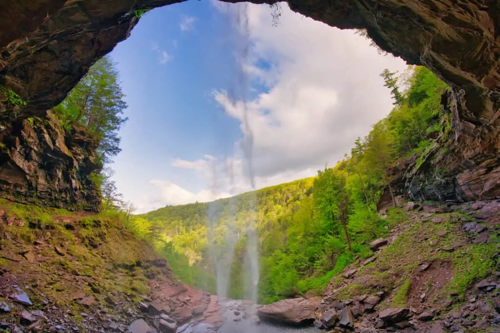 Behind Kaaterskill Falls