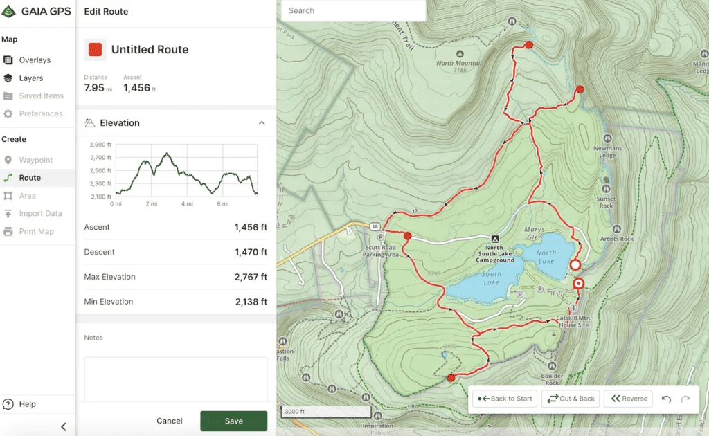 Gaia GPS Custom Map