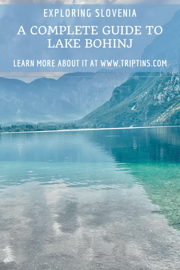 Lake Bohinj in Slovenia