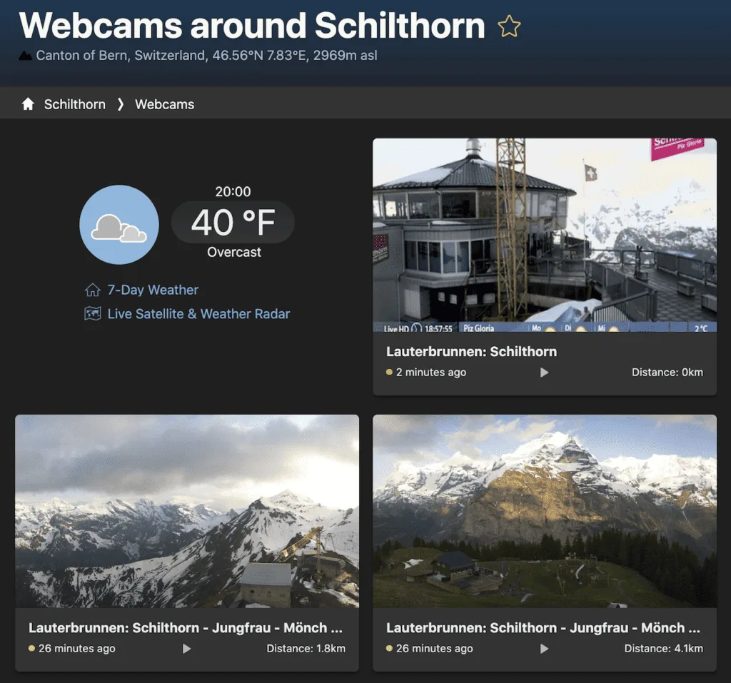 Meteoblue Webcams