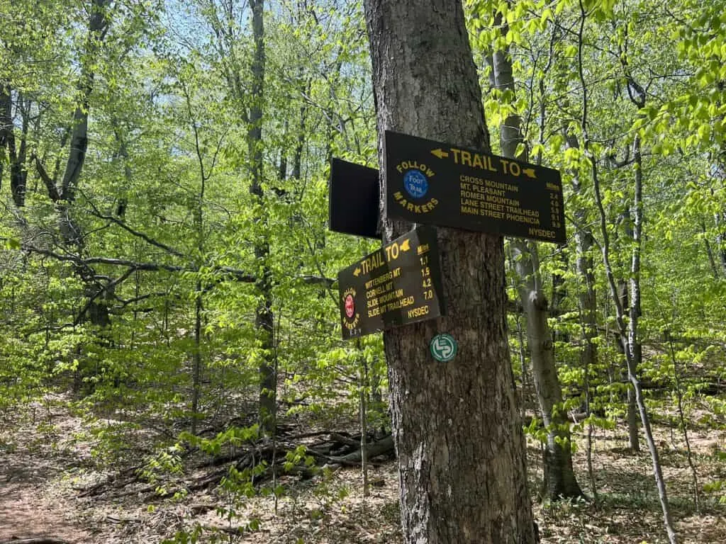 Red Trail Junction Signs