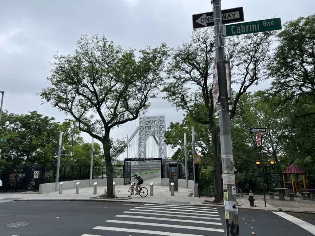 George Washington Bridge Manhattan Entrance