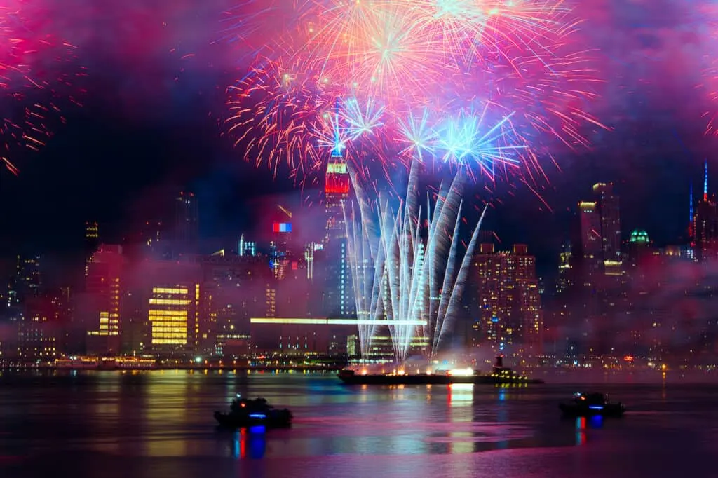 July 4th Fireworks East River