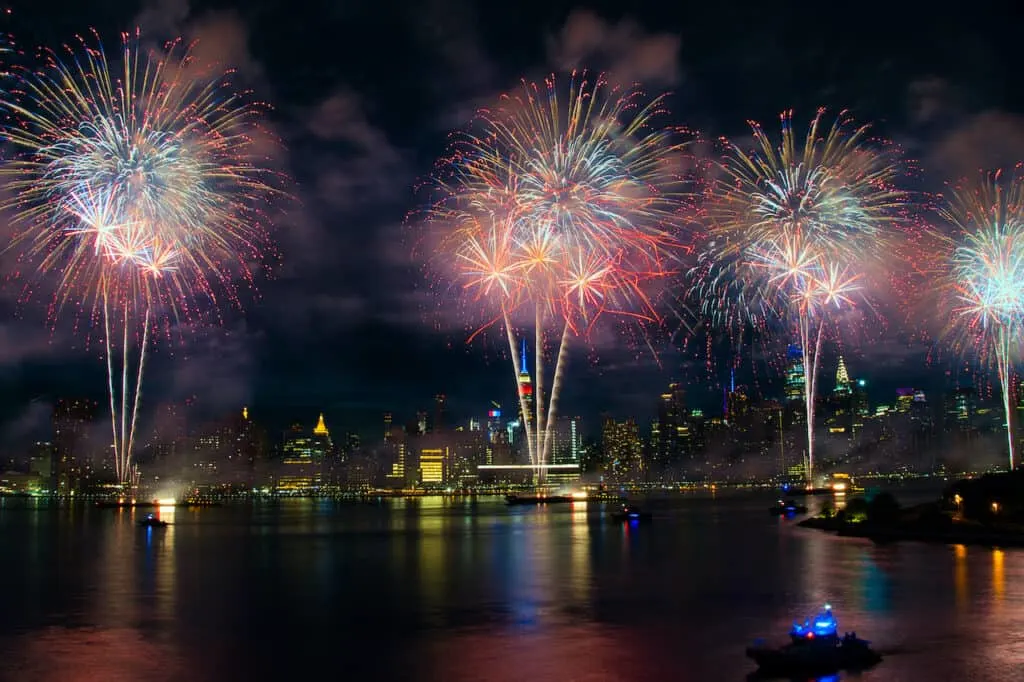 July 4th New York City East River Fireworks