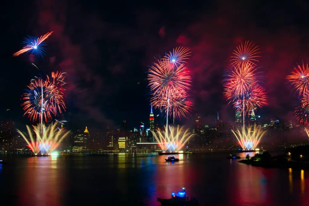 July Fourth Fireworks New York
