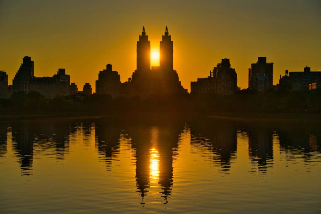 NYC Central Park Sunset