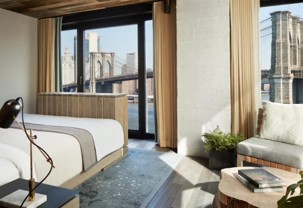 1 Hotel Brooklyn Bridge Floor to Ceiling Windows