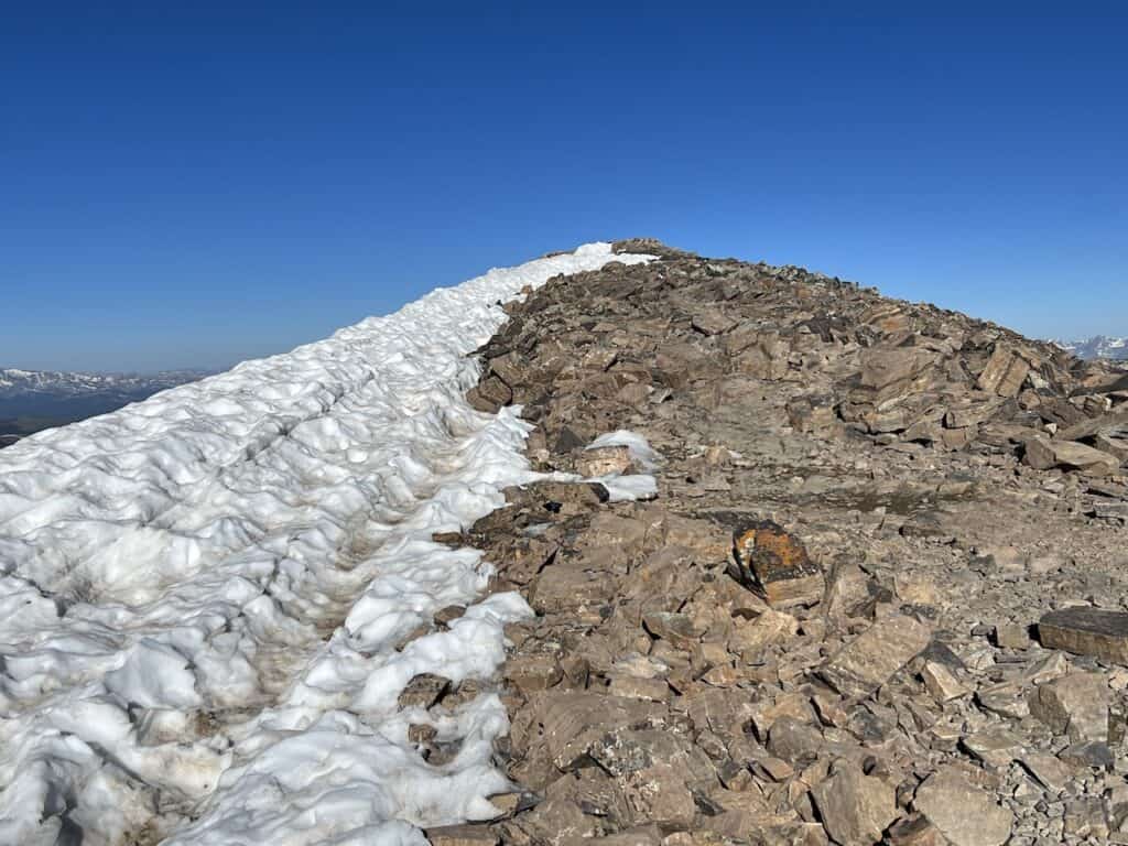 Quandary Peak Snow Trail