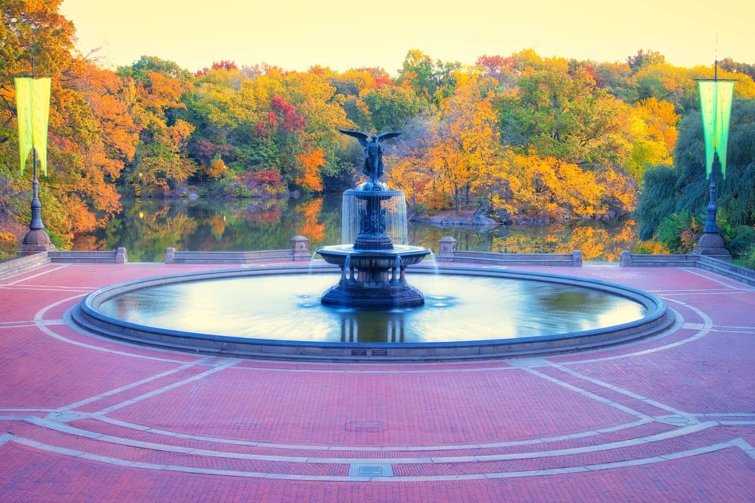 Bethesda Terrace, Central Park in the Fall, New York City