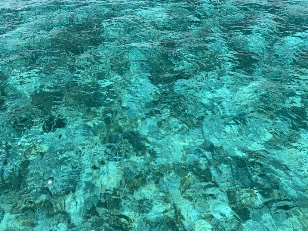 Crystal Clear Water Belize Barrier Reef