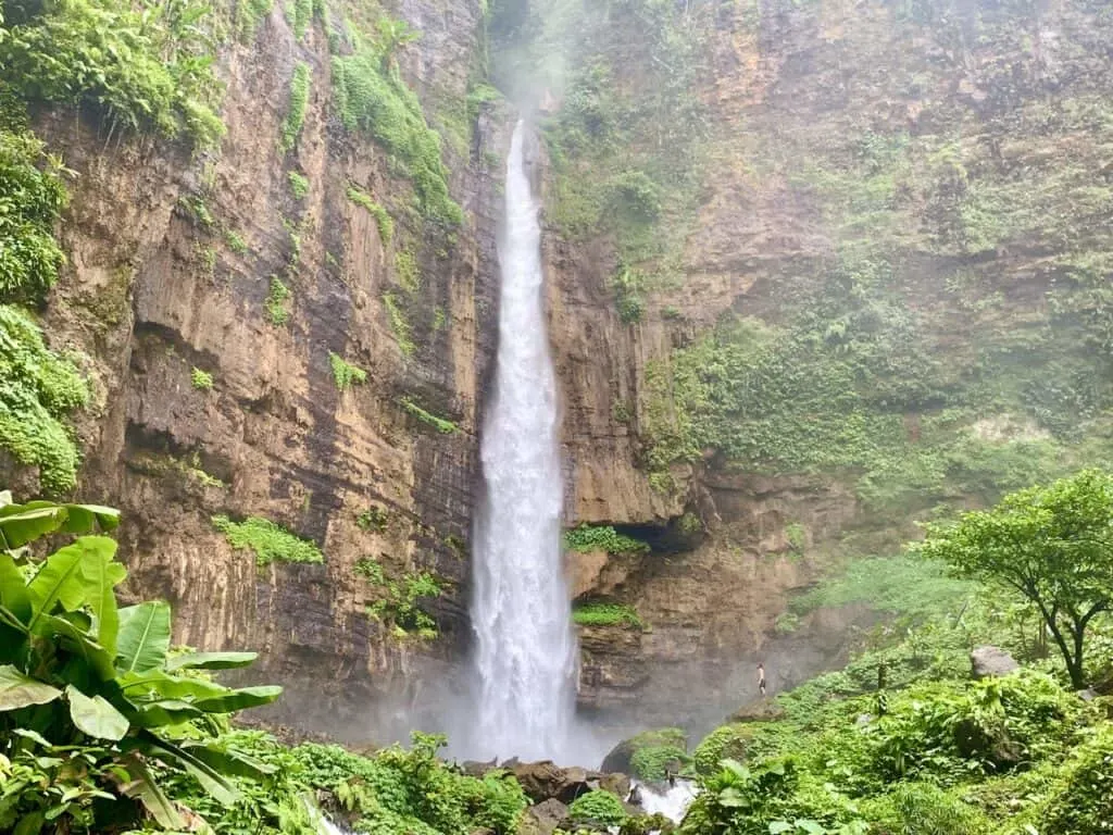 Indonesia Waterfall with Greenery