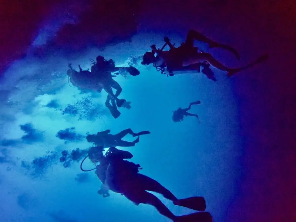 Scuba Diving the Great Blue Hole Belize
