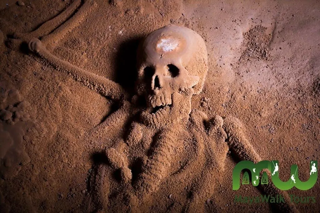 Skeleton Remainds Actun Tunichil Muknal