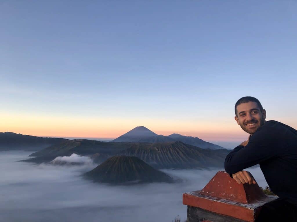 View Over Mt Bromo At Sunrise