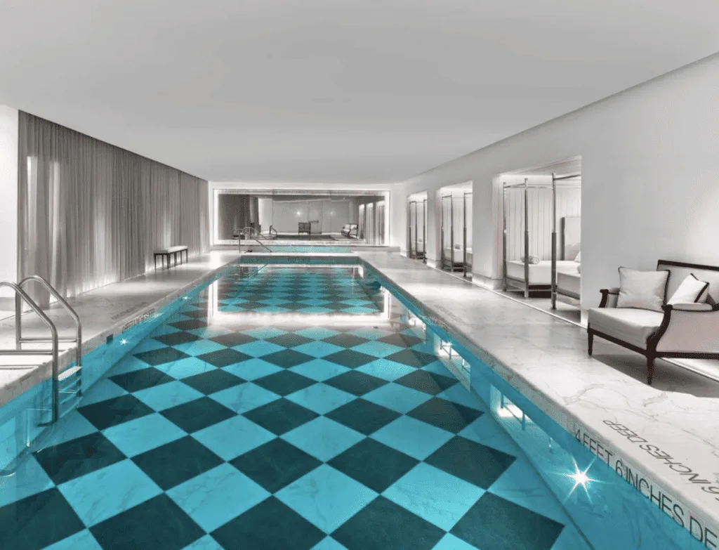 Baccarat Hotel and Residences New York Indoor Pool