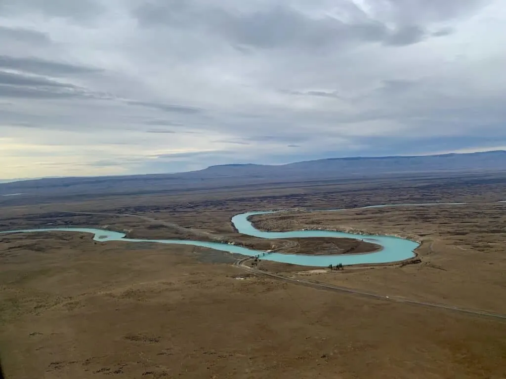 Flying into El Calafate