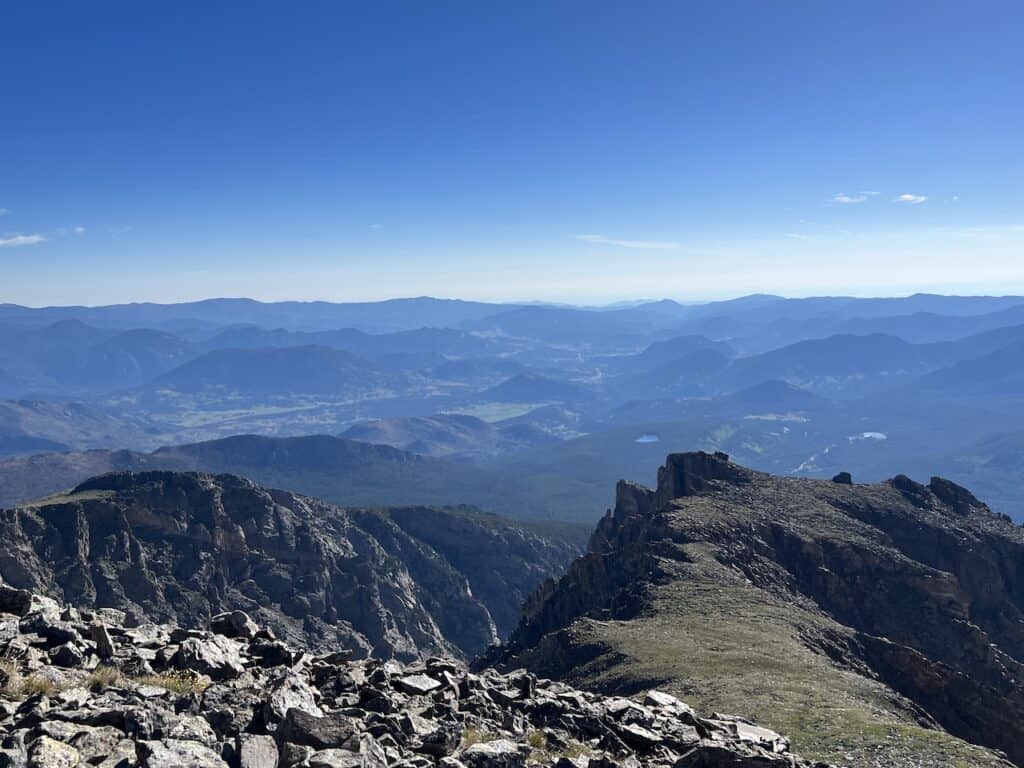 Hallett Peak Top
