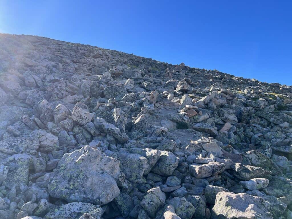 Rocky Terrain Hallett Peak