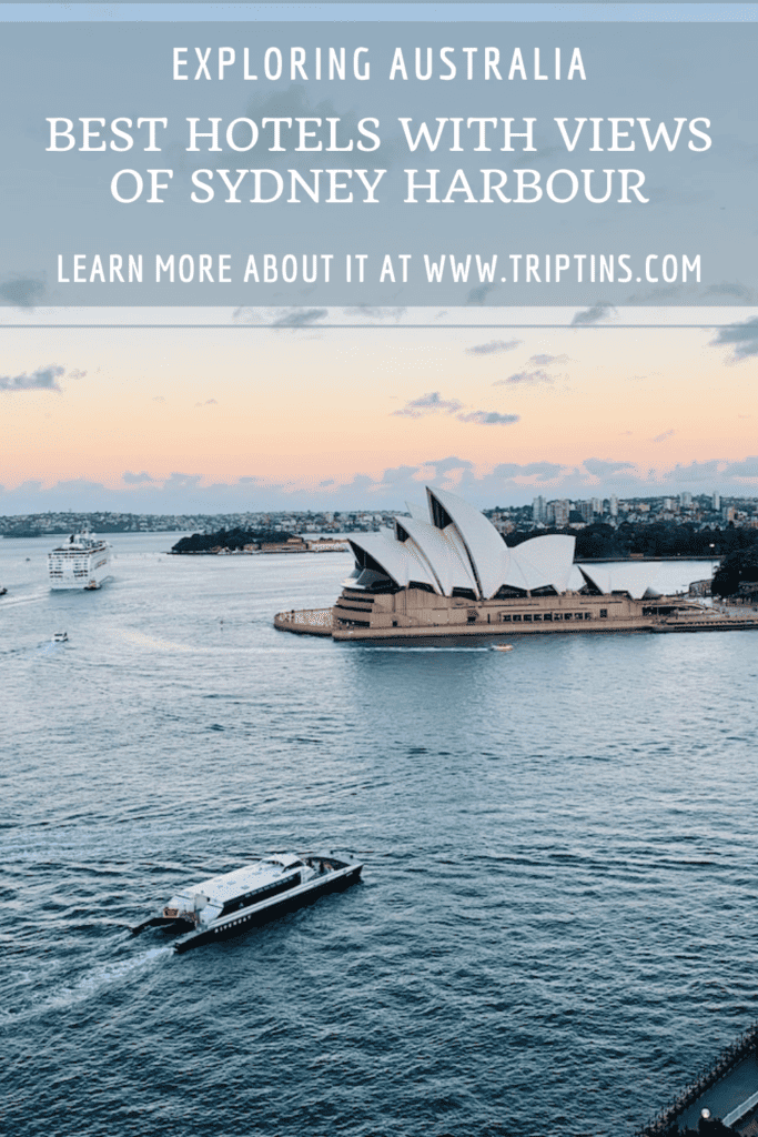 best hotels with views of sydney harbour